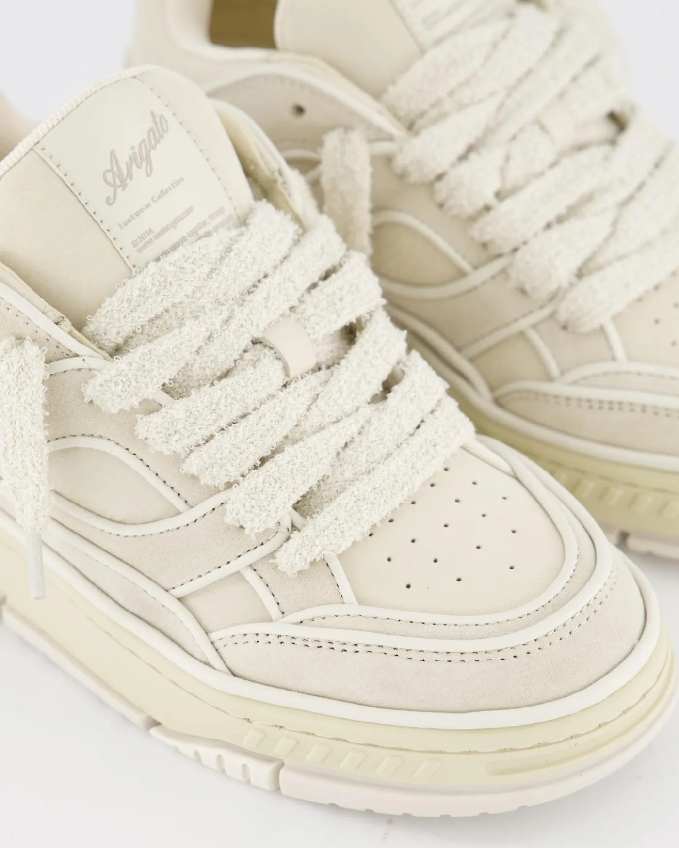 Dames Area Lo Piping Sneaker Beige