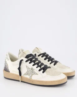 Dames Ball Star Sneaker Wit/Glitter