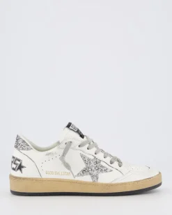 Dames Ballstar Sneaker Wit/Glitter