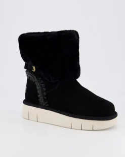 Dames Bounce Boot Shearling Zwart