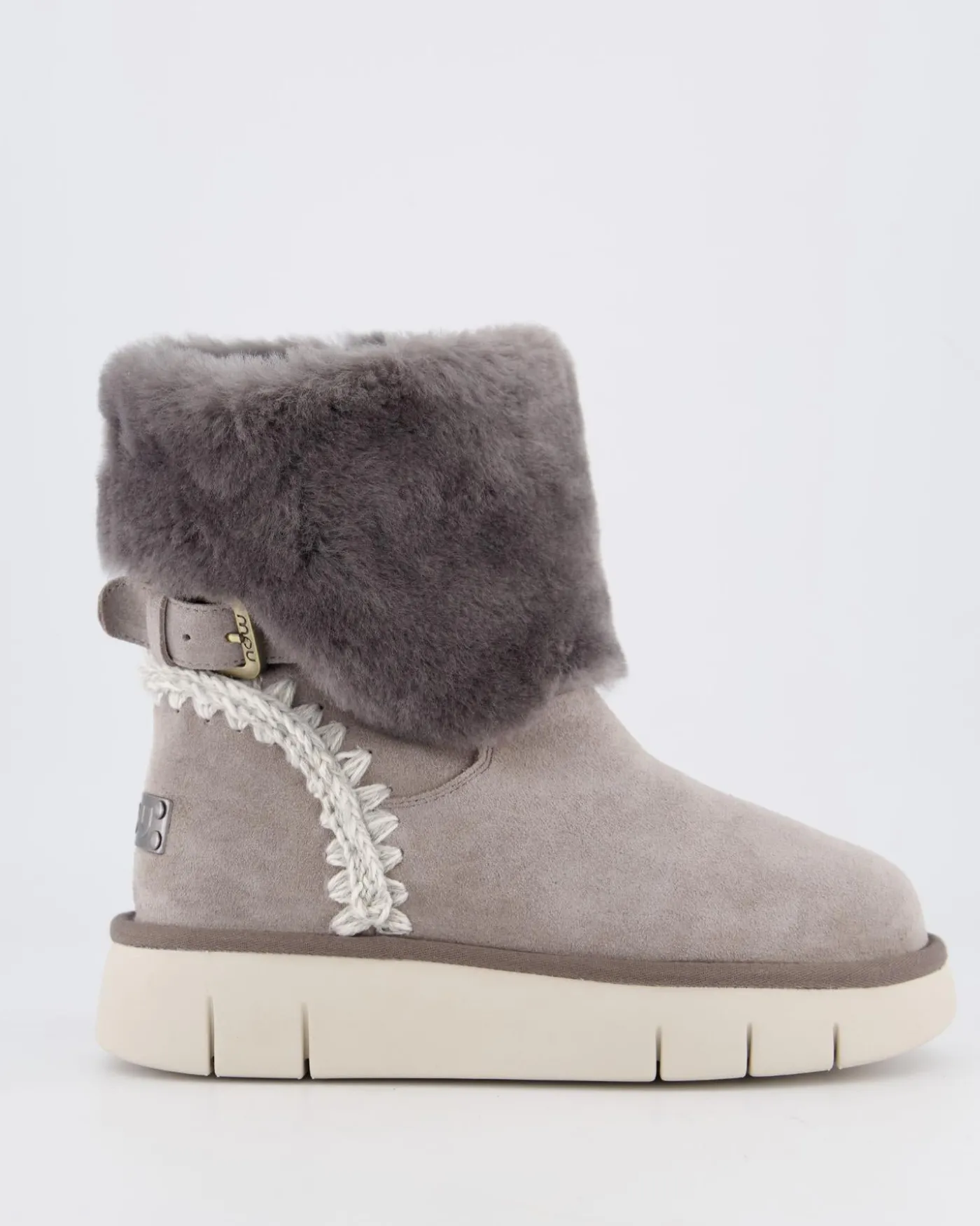 Dames Bounce Boot Shearling Grijs
