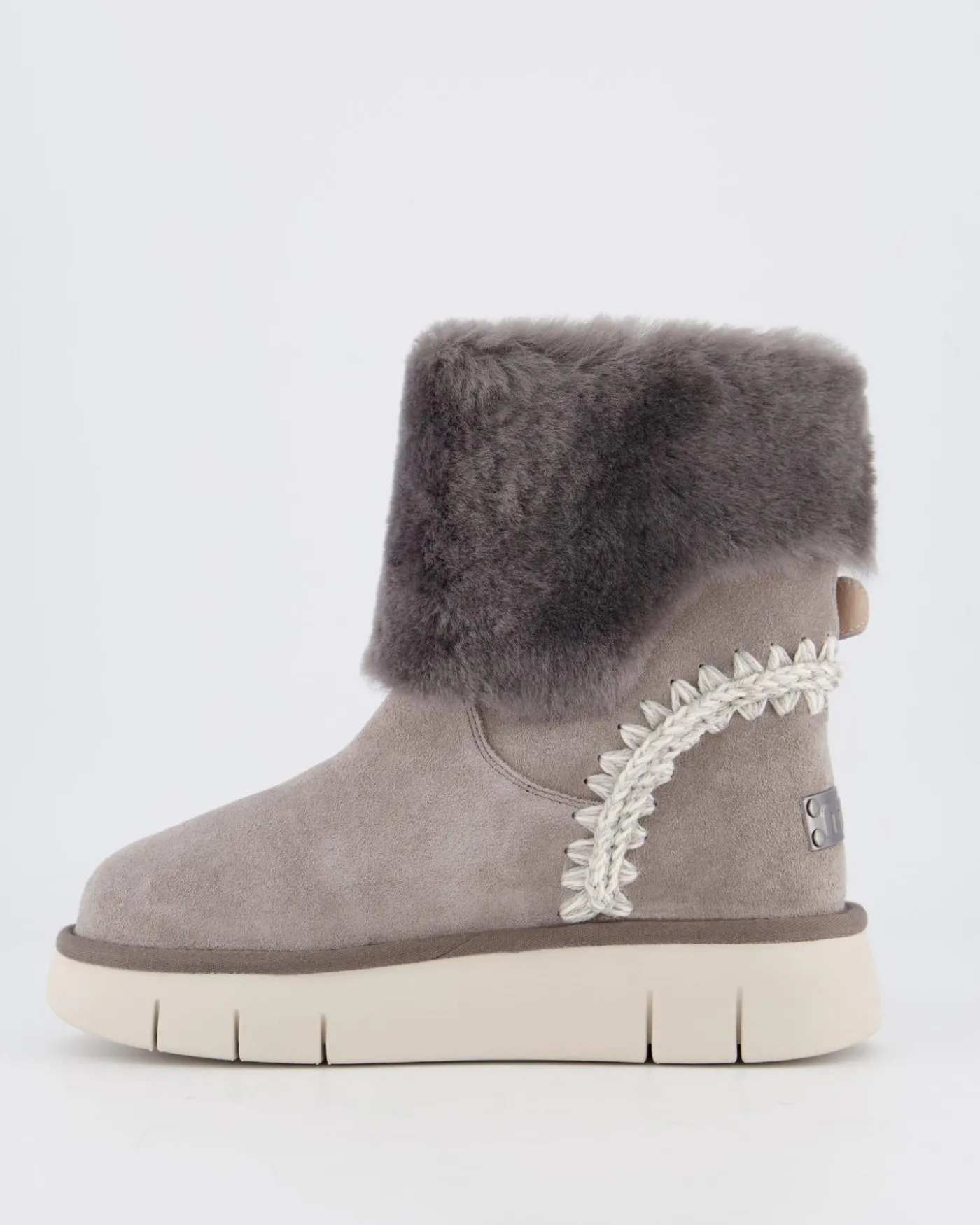 Dames Bounce Boot Shearling Grijs