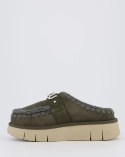 Dames Bounce Clog Black Olive