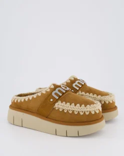 Dames Bounce Clog Cognac