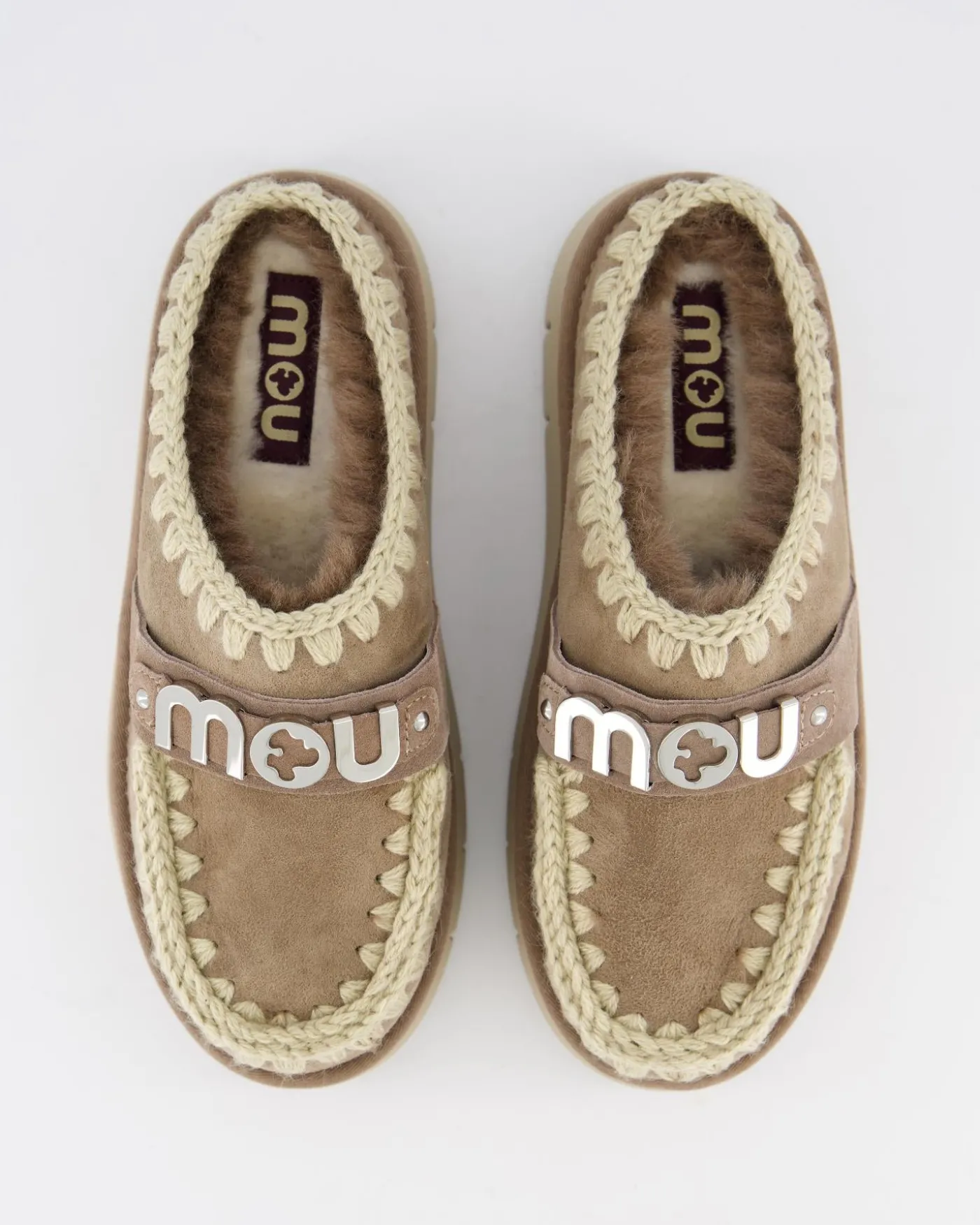 Dames Bounce Clog Logo Elephant Grey
