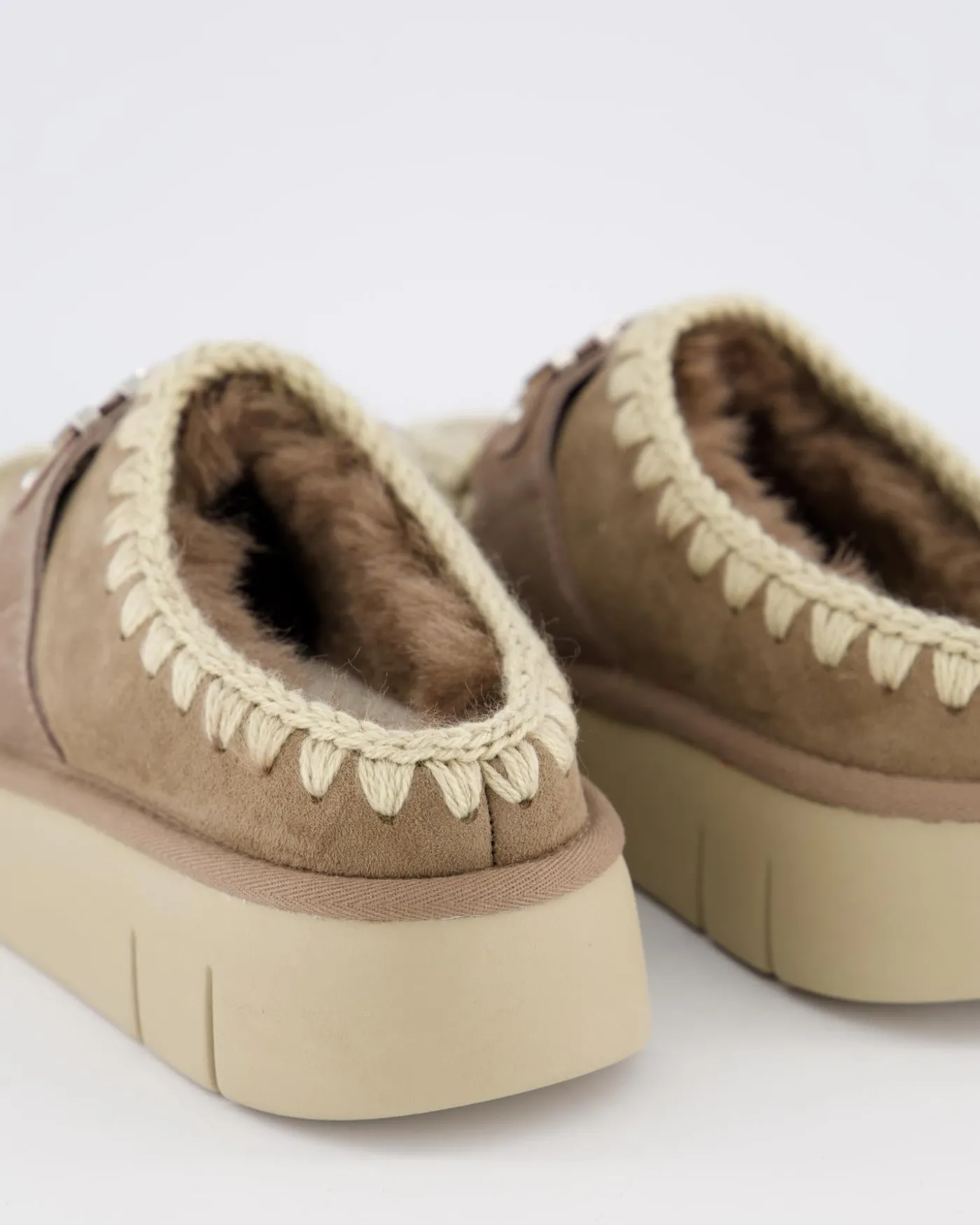 Dames Bounce Clog Logo Elephant Grey