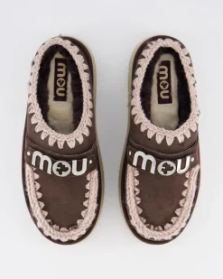 Dames Bounce Clog Logo Mocha