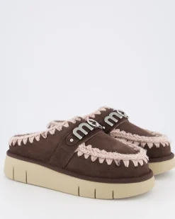 Dames Bounce Clog Logo Mocha