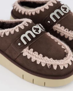 Dames Bounce Clog Logo Mocha
