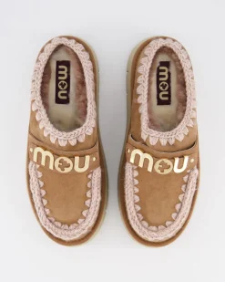 Dames Bounce Clog Logo Pink Brown