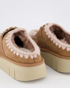 Dames Bounce Clog Logo Pink Brown