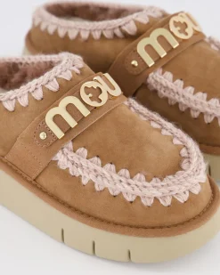Dames Bounce Clog Logo Pink Brown