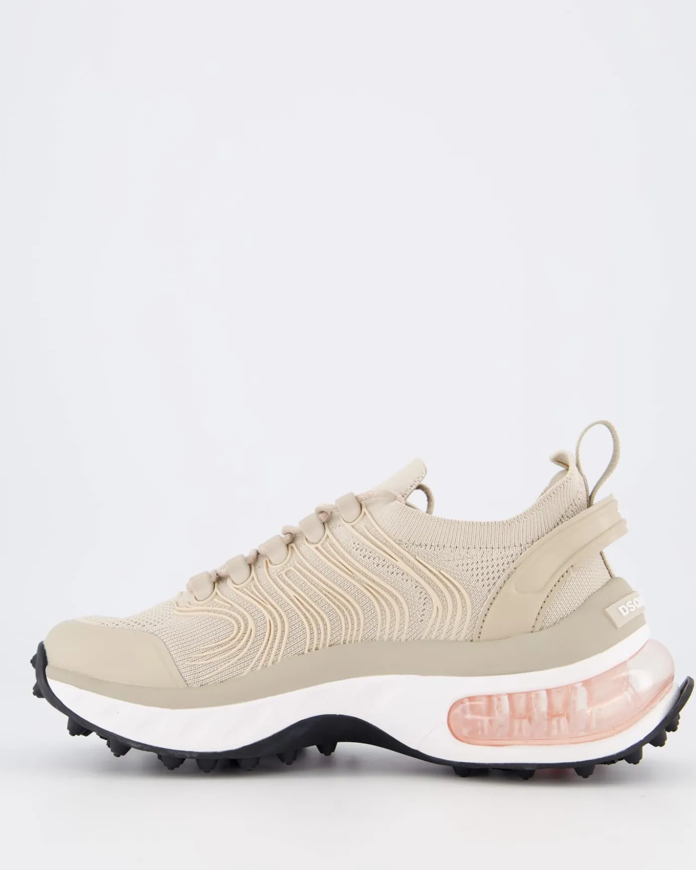 Dames Bubble Sneaker Beige/Roze