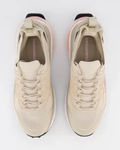 Dames Bubble Sneaker Beige/Roze