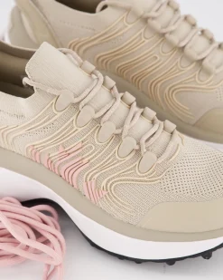 Dames Bubble Sneaker Beige/Roze