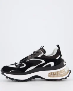 Dames Bubble Sneaker Zwart/Wit