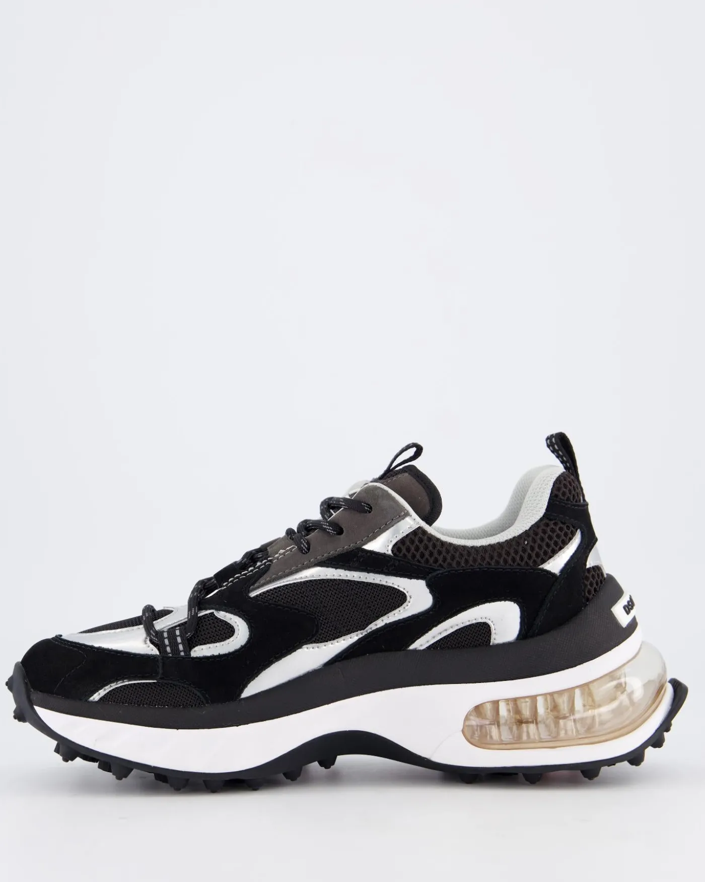 Dames Bubble Sneaker Zwart/Wit