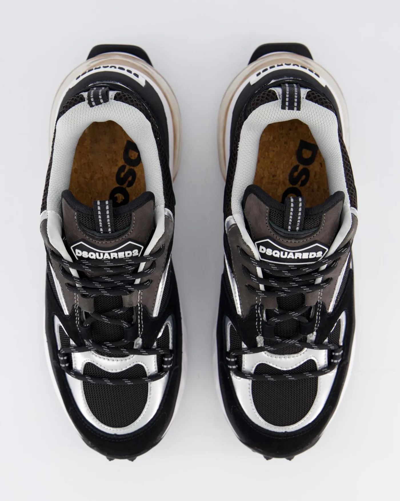 Dames Bubble Sneaker Zwart/Wit