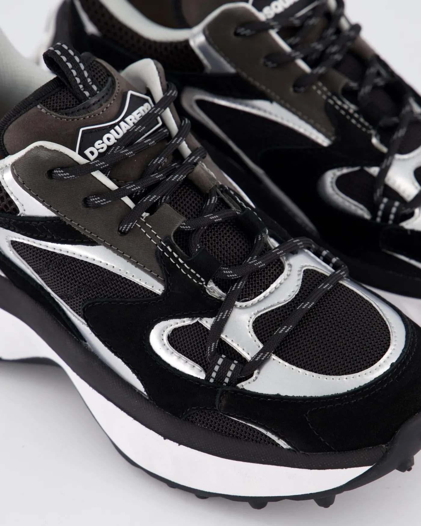 Dames Bubble Sneaker Zwart/Wit