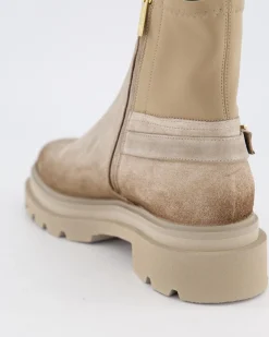 Dames Buckled Chelsea Booty Beige
