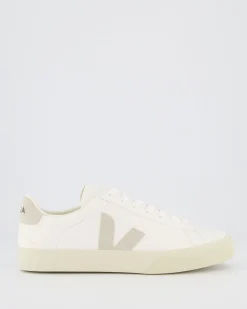 Dames Campo Sneaker Leer Wit/Natural