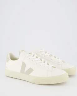 Dames Campo Sneaker Leer Wit/Natural