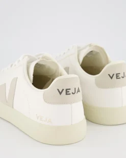 Dames Campo Sneaker Leer Wit/Natural