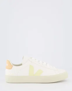 Dames Campo Sneaker Leer Wit/Sunset