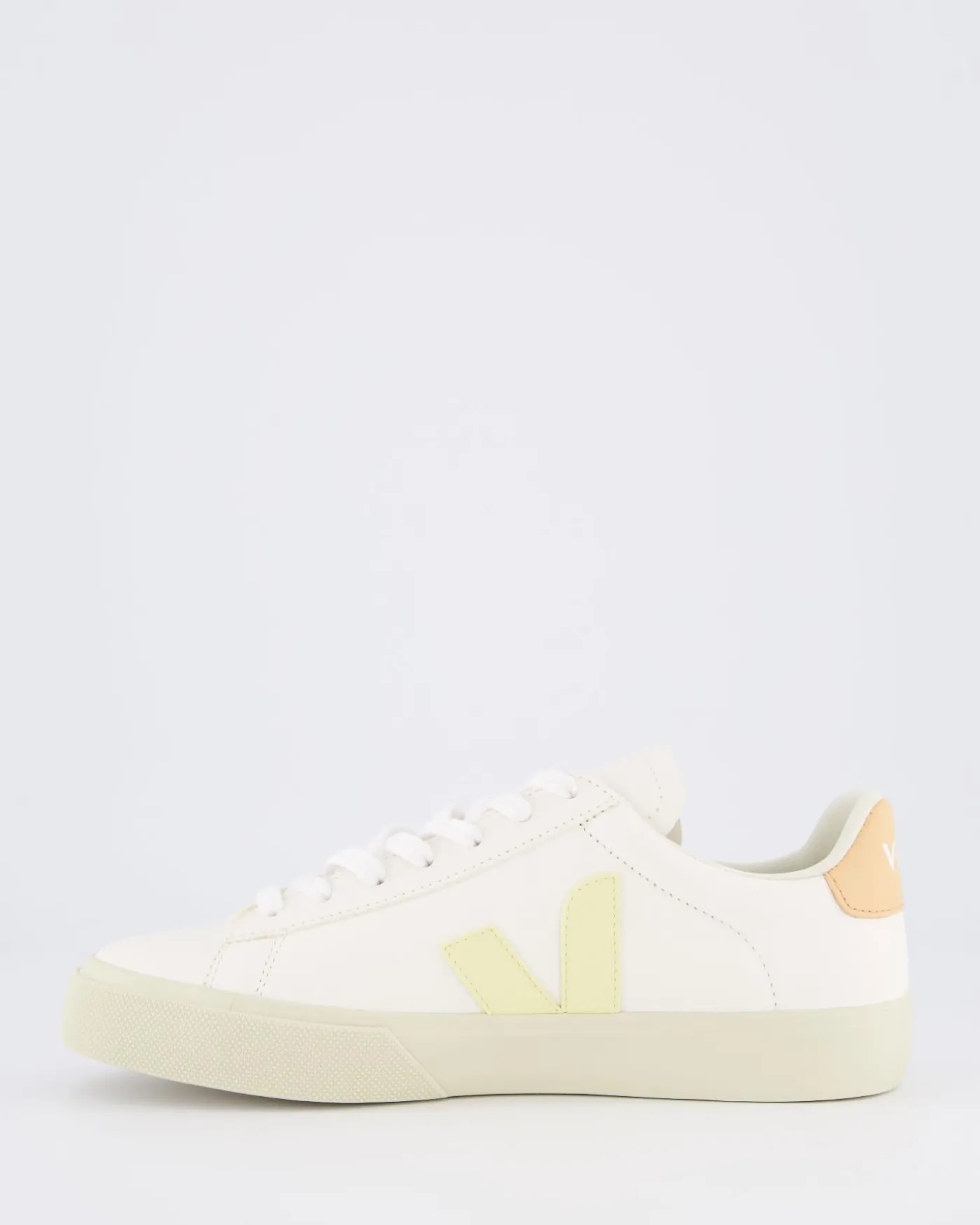 Dames Campo Sneaker Leer Wit/Sunset