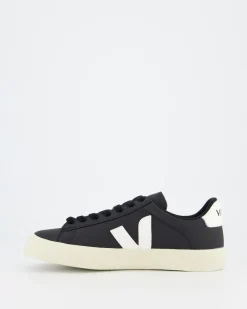 Dames Campo Sneaker Leer Zwart/Wit