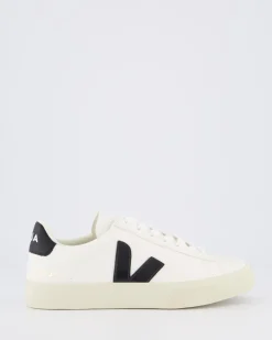 Dames Campo Sneaker Leer Wit/Zwart