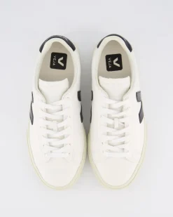 Dames Campo Sneaker Leer Wit/Zwart