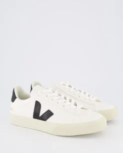 Dames Campo Sneaker Leer Wit/Zwart