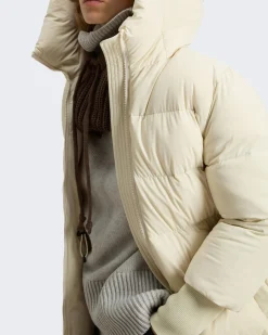 Dames Cloud Madison Coat Wit