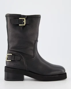 Dames Eve Leva Fur Boot Zwart