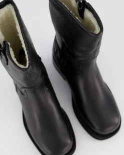 Dames Eve Leva Fur Boot Zwart