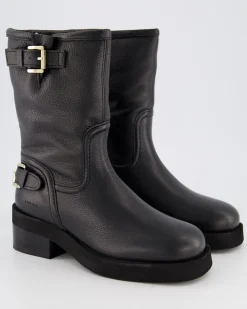 Dames Eve Leva Fur Boot Zwart