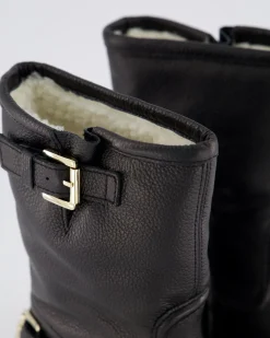 Dames Eve Leva Fur Boot Zwart