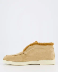 Dames Fortune Fur Loafer Beige