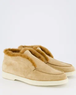 Dames Fortune Fur Loafer Beige