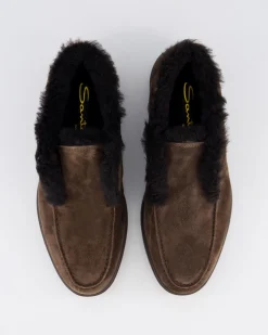Dames Fortune Fur Loafer Bruin
