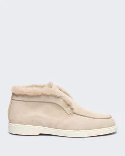 Dames Fortune Fur Loafer Beige