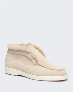 Dames Fortune Fur Loafer Beige