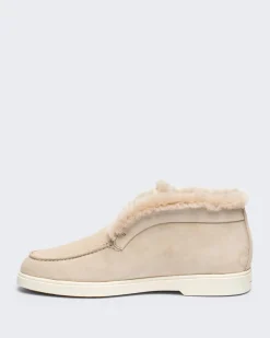 Dames Fortune Fur Loafer Beige