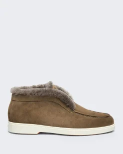 Dames Fortune Fur Loafer Bruin