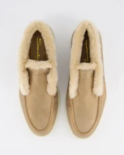 Dames Fortune Fur Loafer Metallic