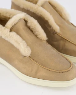 Dames Fortune Fur Loafer Metallic