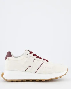 Dames H641 Sneaker Wit/Bordo