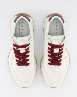 Dames H641 Sneaker Wit/Bordo