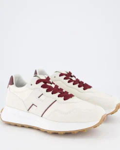 Dames H641 Sneaker Wit/Bordo